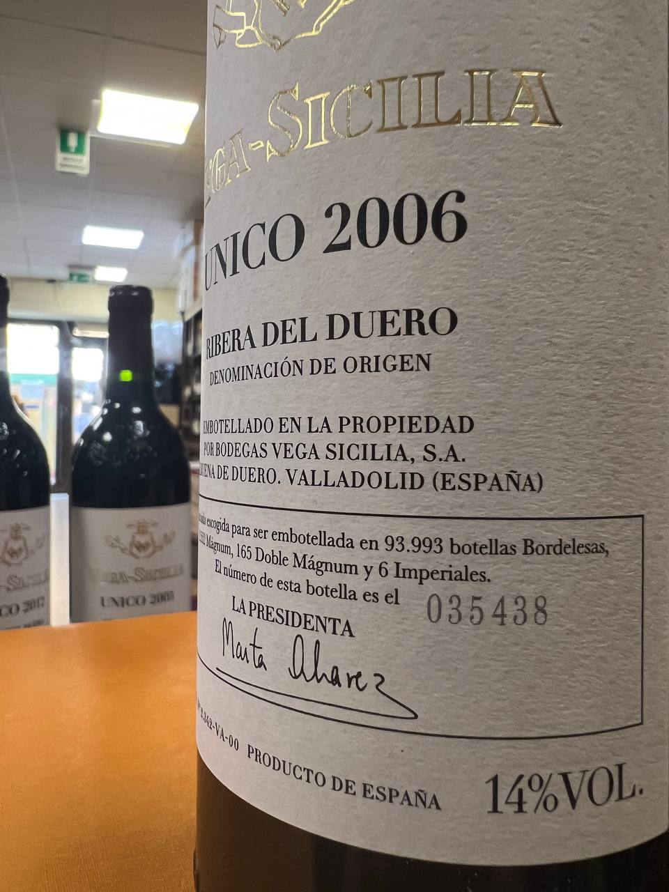 Unico 2006 Vega Sicilia - Ribera Del Duero
