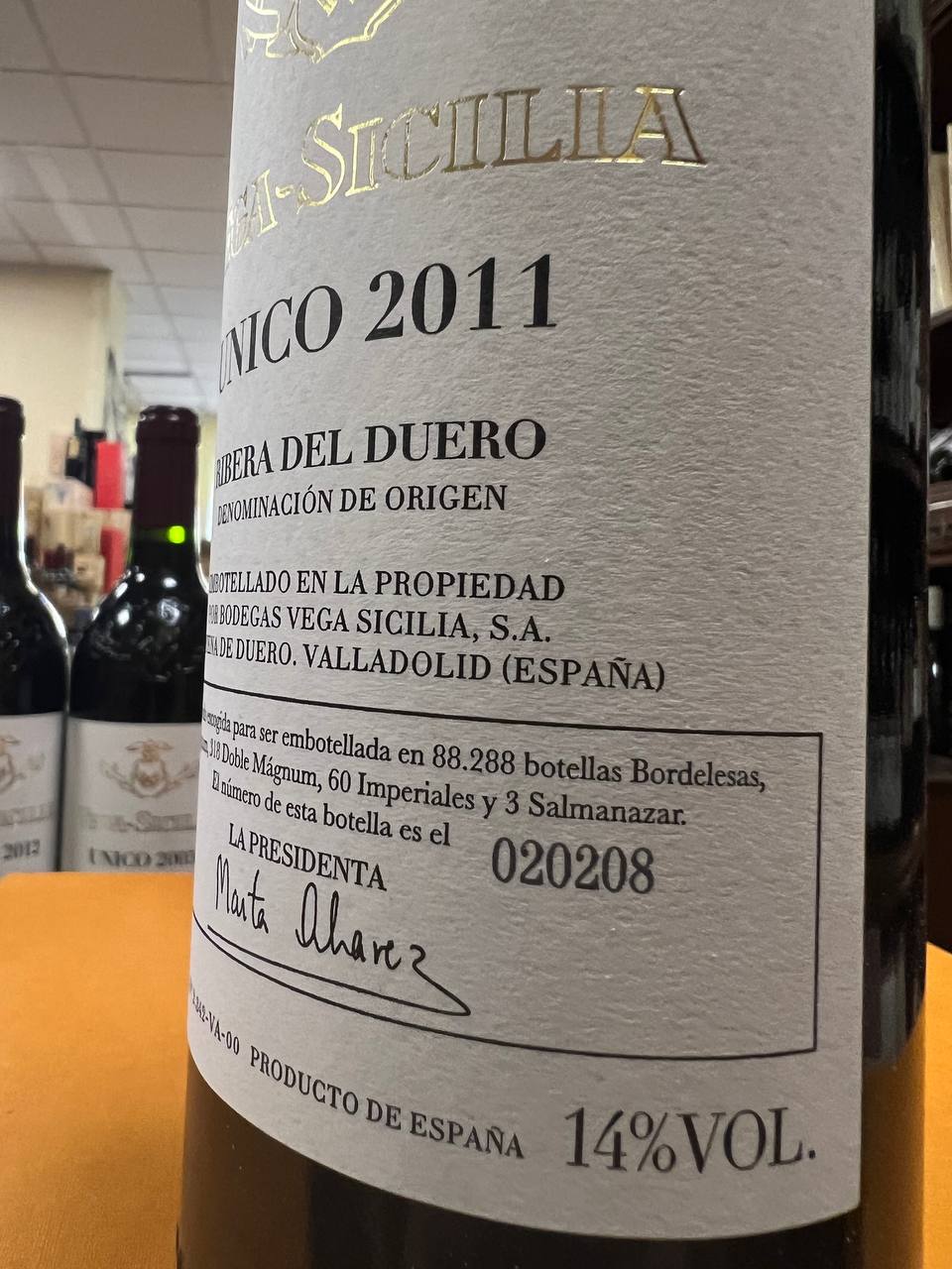 Unico 2011 Vega Sicilia - Ribera Del Duero
