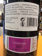 Unico 2011 Vega Sicilia - Ribera Del Duero