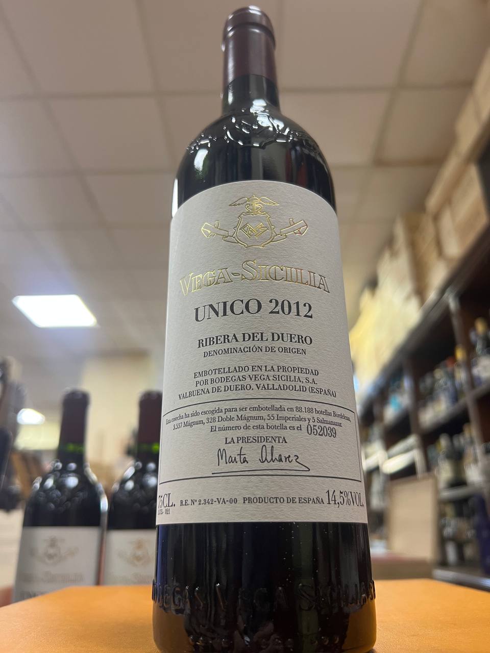 Unico 2012 Vega Sicilia - Ribera Del Duero