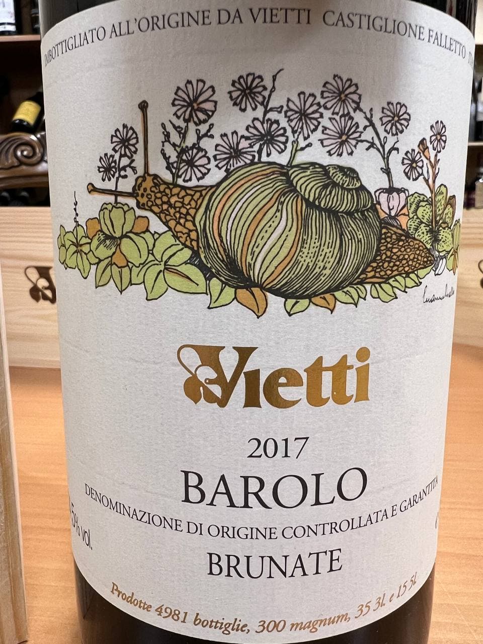 Barolo Vietti Magnum Brunate 2017
