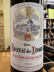 Vieux Chateau Des Combes 2018 Saint Emilion
